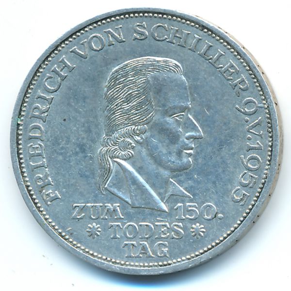 ФРГ, 5 марок (1955 г.)