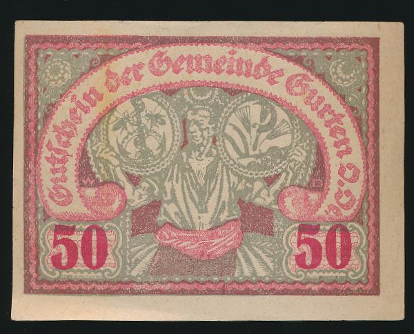 Нотгельды Австрии, 50 геллеров (1920 г.)