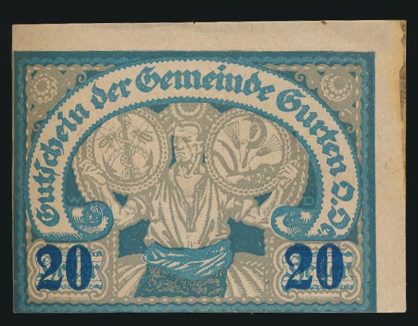 Нотгельды Австрии, 20 геллеров (1920 г.)