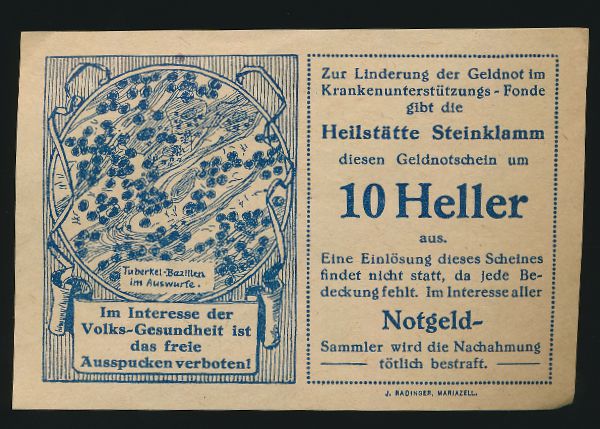 Нотгельды Австрии, 10 геллеров