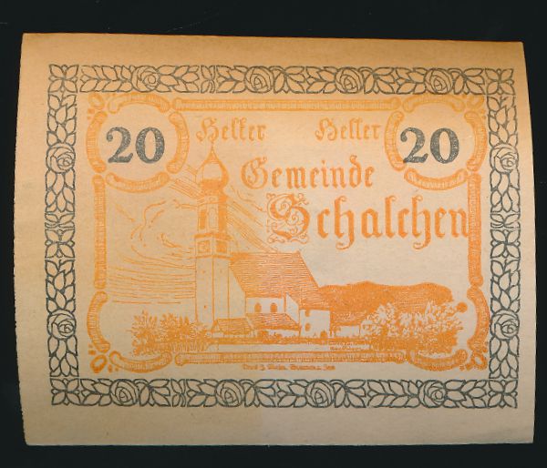 Нотгельды Австрии, 20 геллеров (1920 г.)