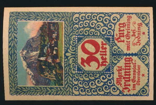 Нотгельды Австрии, 30 геллеров