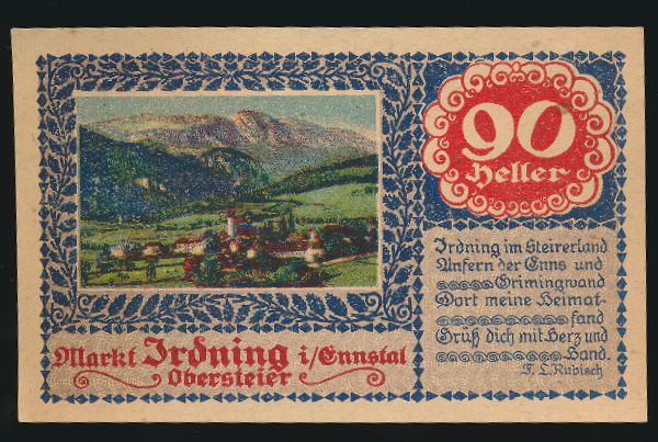 Нотгельды Австрии, 90 геллеров