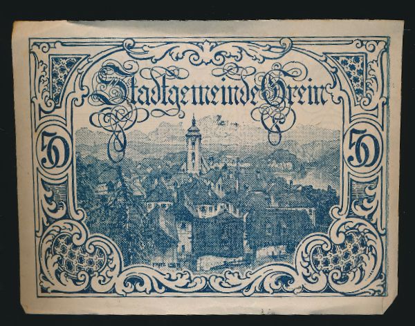 Нотгельды Австрии, 50 геллеров (1920 г.)