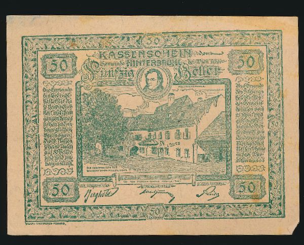Нотгельды Австрии, 50 геллеров (1920 г.)