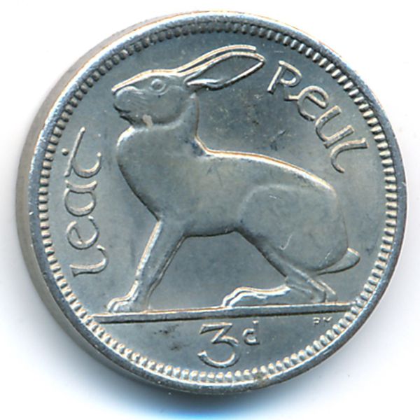 Ирландия, 3 пенса (1966 г.)