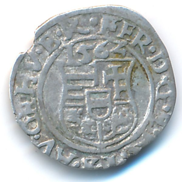 Венгрия, 1 динарий (1562 г.)