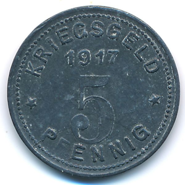 Виттен., 5 пфеннигов (1917 г.)
