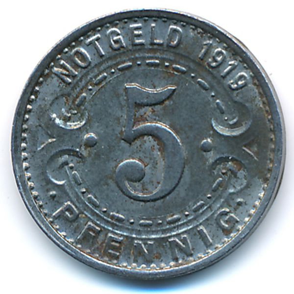 Виттен., 5 пфеннигов (1919 г.)