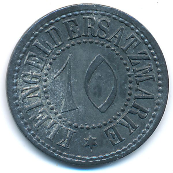 Вайда., 10 пфеннигов (1918 г.)