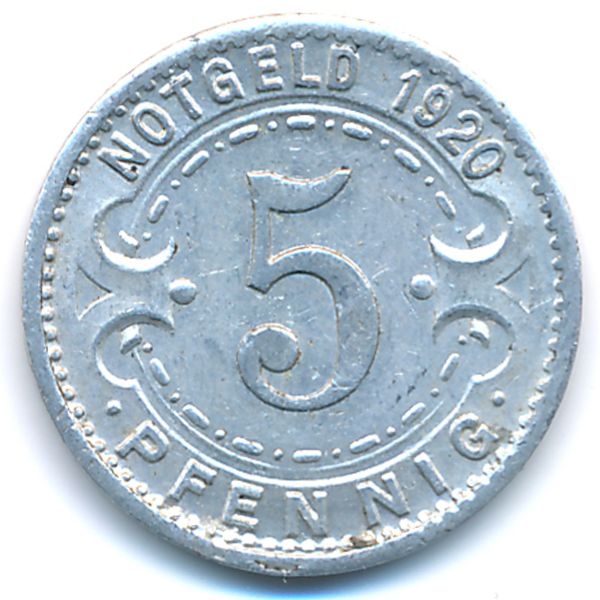 Виттен., 5 пфеннигов (1920 г.)