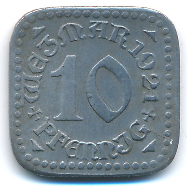Веймар., 50 пфеннигов (1921 г.)