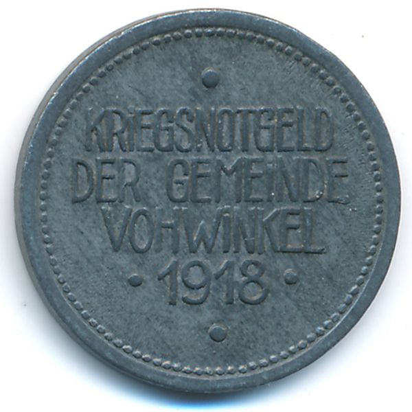 Фохвинкель., 50 пфеннигов (1918 г.)