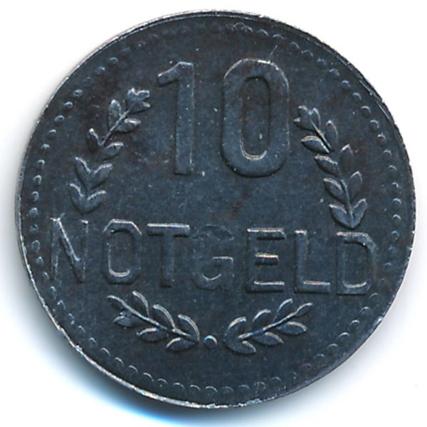 Висбаден., 10 пфеннигов