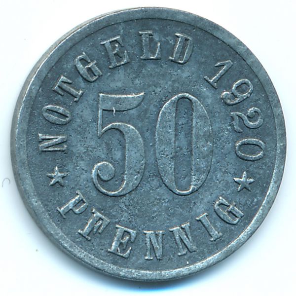 Вестфалия., 50 пфеннигов (1920 г.)