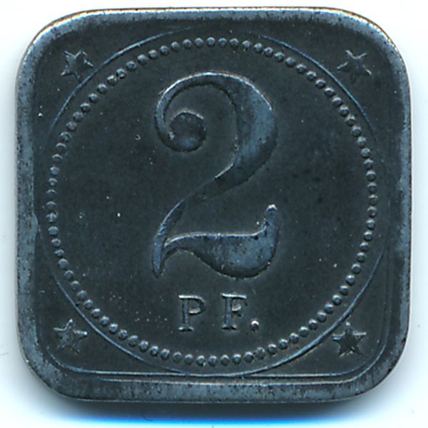 Ален., 2 пфеннига (1918 г.)