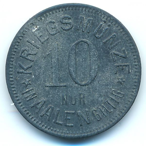 Ален., 10 пфеннигов (1917 г.)