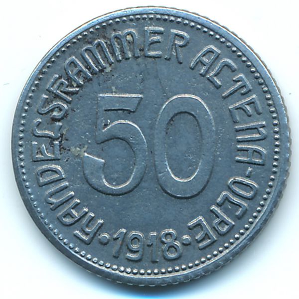 Альтена., 50 пфеннигов (1918 г.)