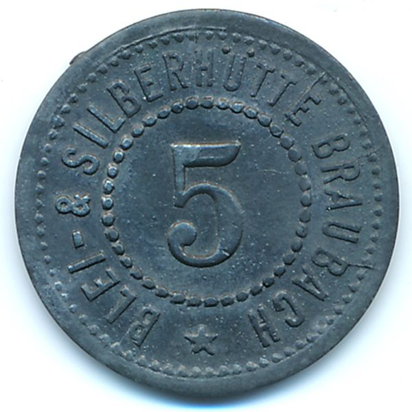 Браубах., 5 пфеннигов