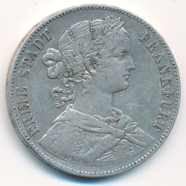 Франкфурт, 1 талер (1860 г.)