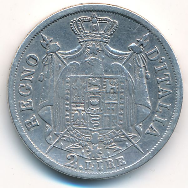 Италия, 2 лиры (1860 г.)