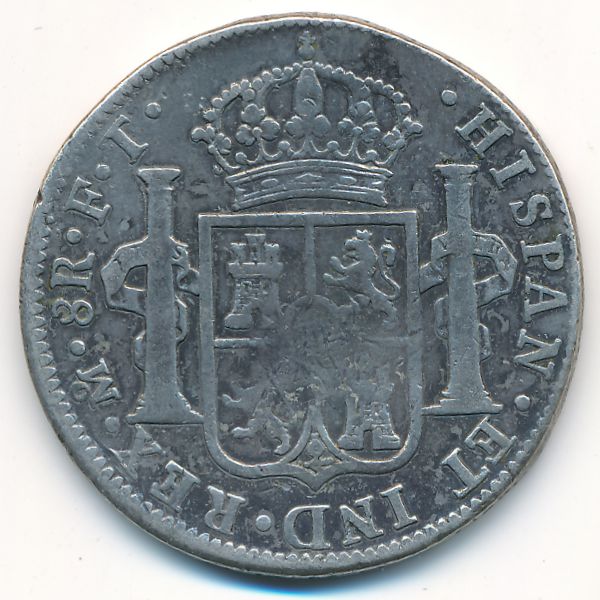Испания, 8 реалов (1802 г.)