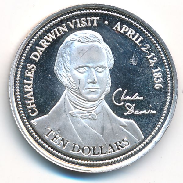 Кокосовые острова, 10 долларов (2003 г.)