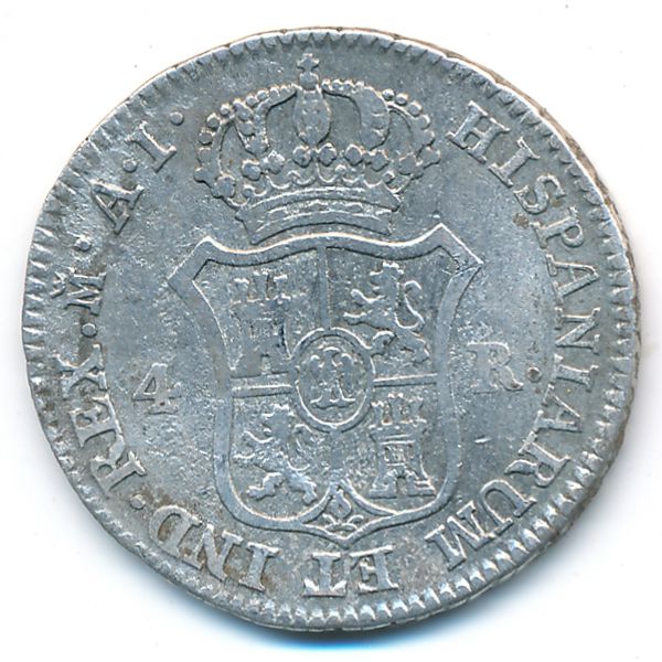 Испания, 4 реала (1810 г.)