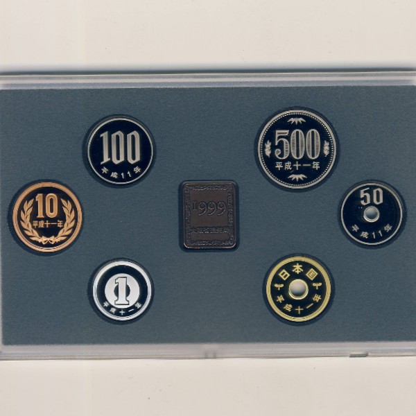 Япония, Набор монет (1999 г.)