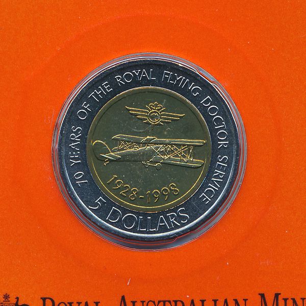 Австралия, 5 долларов (1998 г.)