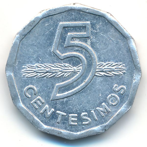 Уругвай, 5 сентесимо (1978 г.)