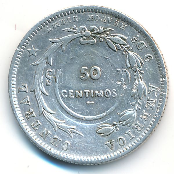 Коста-Рика, 50 сентимо (1923 г.)