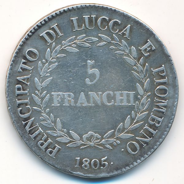Лукка, 5 франков (1805 г.)