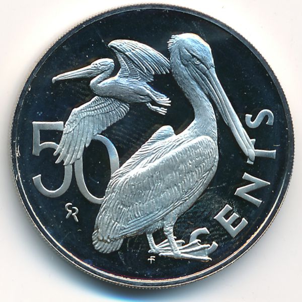 Виргинские острова, 50 центов (1974 г.)