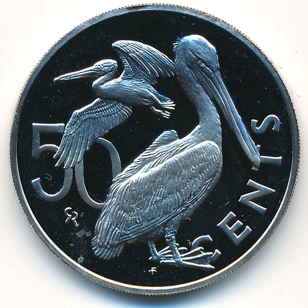 Виргинские острова, 50 центов (1976 г.)