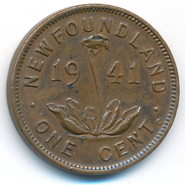 Канада, 1 цент (1941 г.)