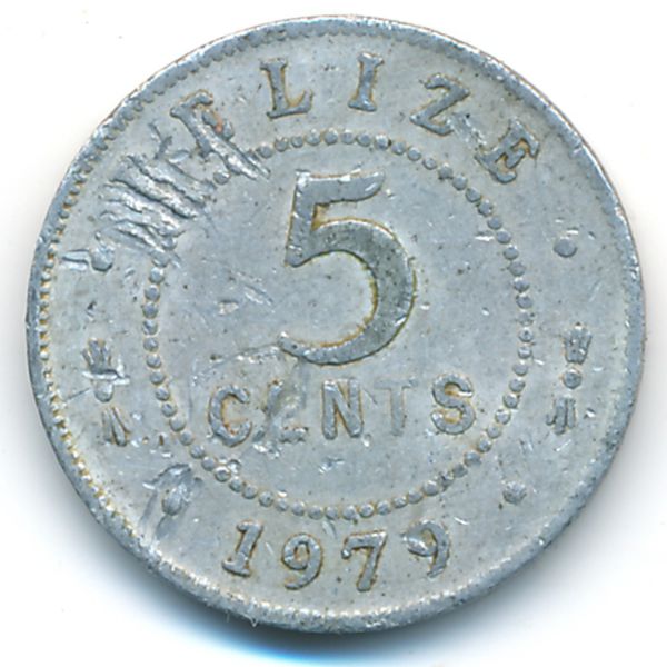 Белиз, 5 центов (1979 г.)