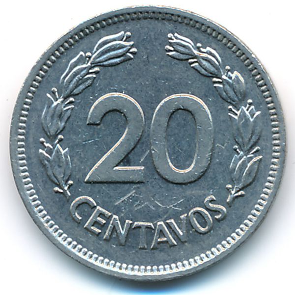 Эквадор, 20 сентаво (1978 г.)