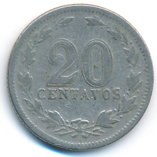 Аргентина, 20 сентаво (1938 г.)