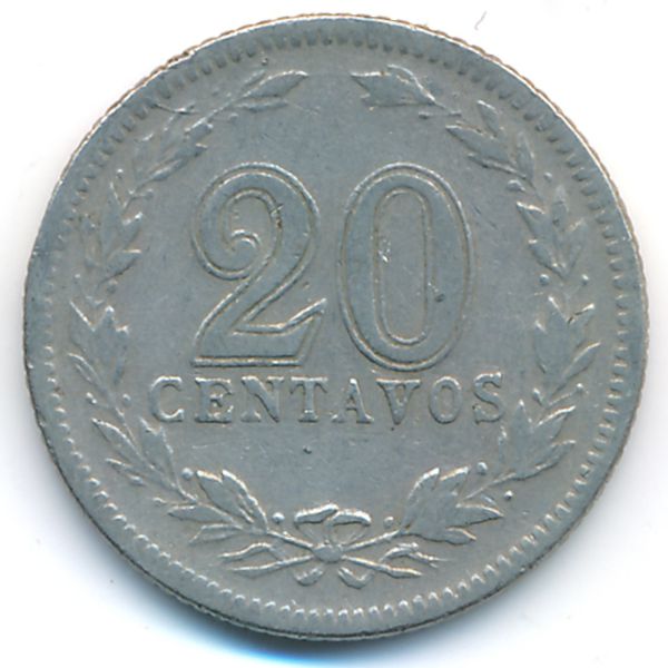 Аргентина, 20 сентаво (1938 г.)