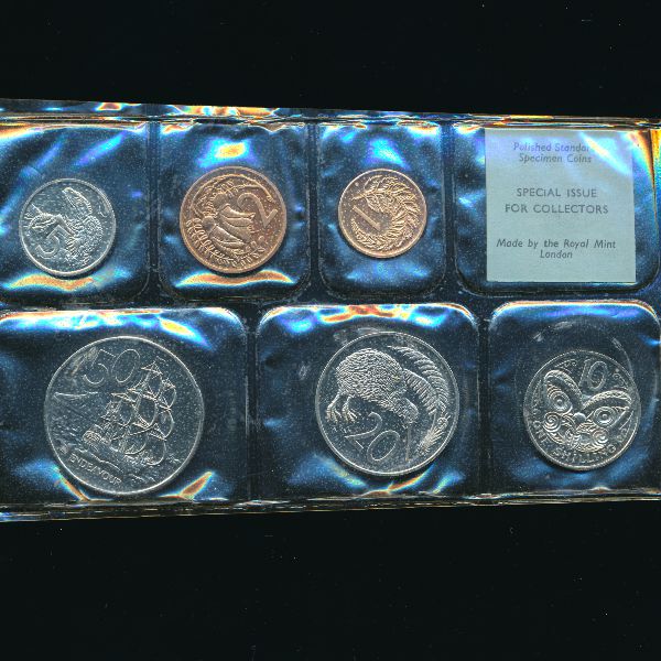 Новая Зеландия, Набор монет (1968 г.)