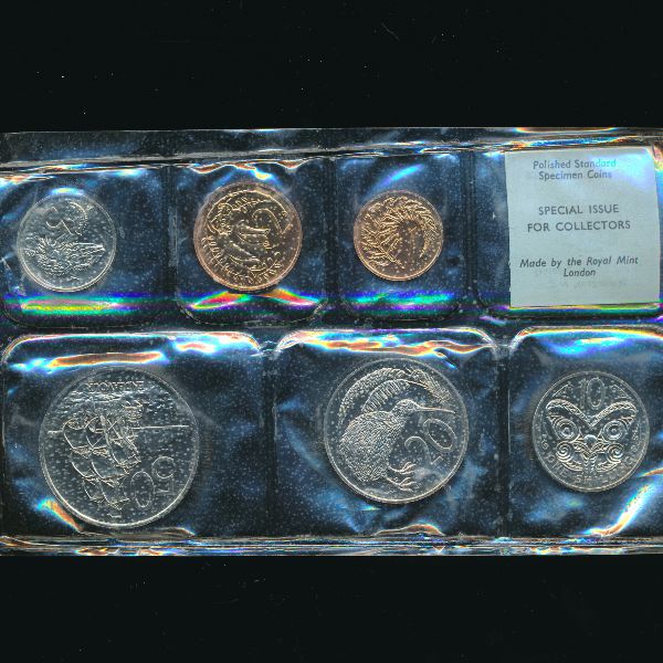 Новая Зеландия, Набор монет (1968 г.)