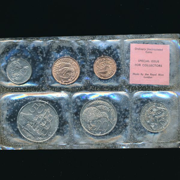 Новая Зеландия, Набор монет (1968 г.)