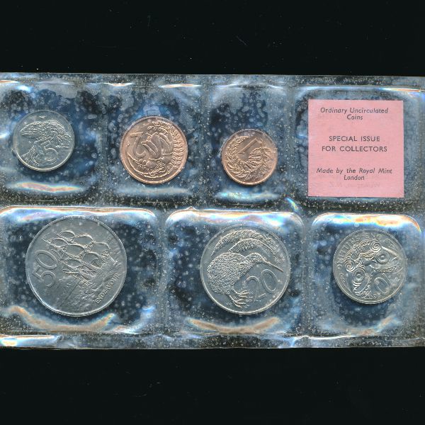 Новая Зеландия, Набор монет (1968 г.)
