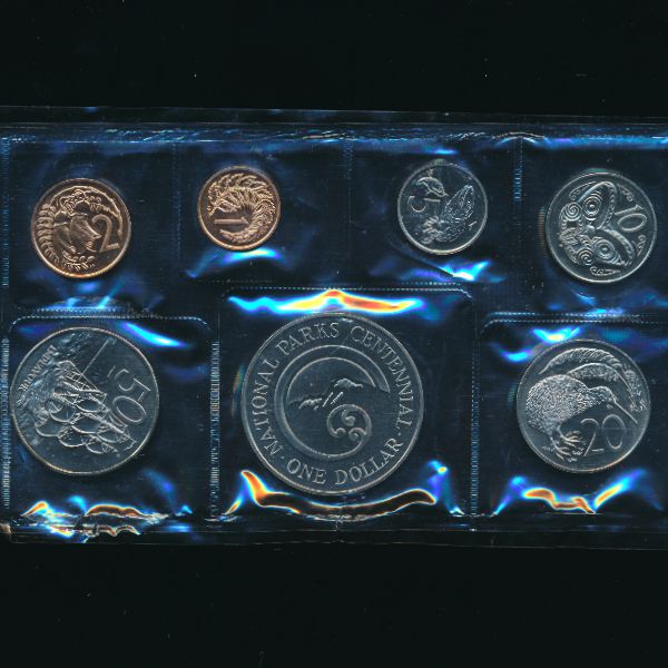 Новая Зеландия, Набор монет (1987 г.)