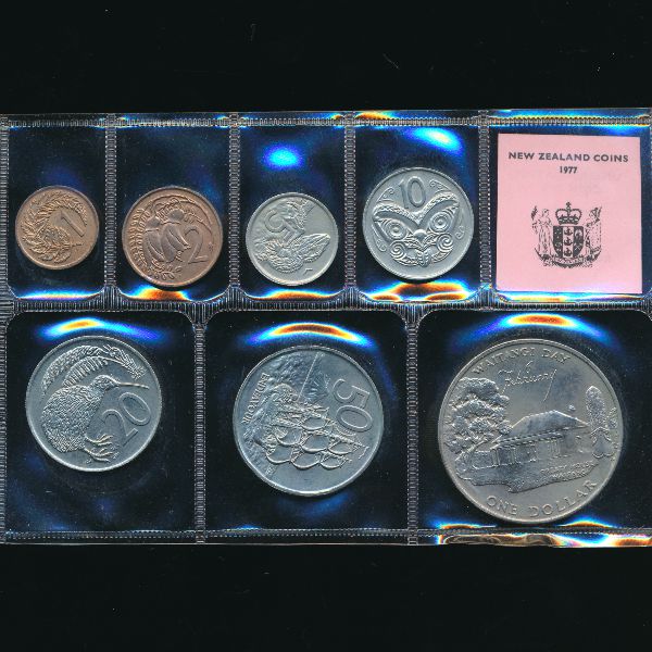 Новая Зеландия, Набор монет (1977 г.)