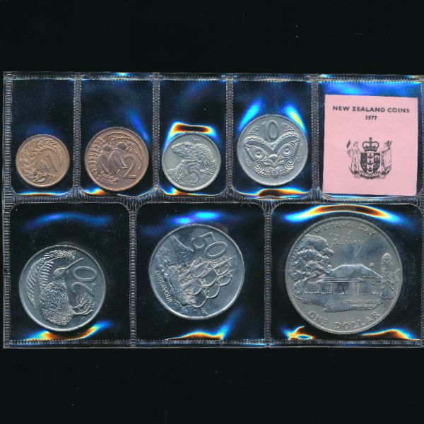 Новая Зеландия, Набор монет (1977 г.)