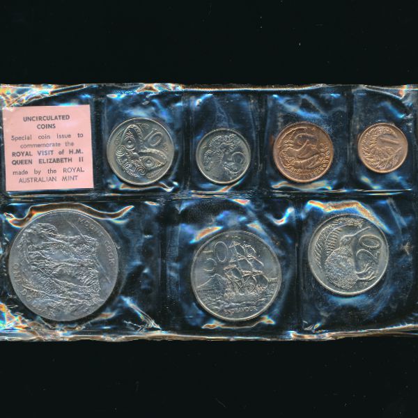 Новая Зеландия, Набор монет (1970 г.)