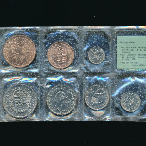 Новая Зеландия, Набор монет (1965 г.)