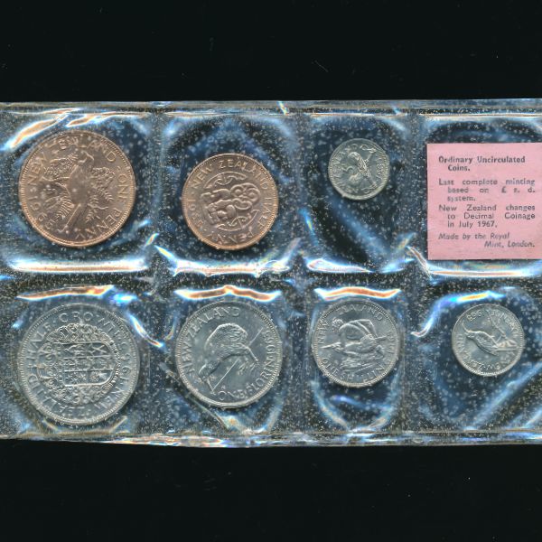 Новая Зеландия, Набор монет (1965 г.)